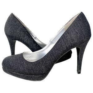 FIONI NIGHT Sparkle Platform Heels